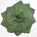 10x leichte Baumwolltücher Tücher B-Ware grün Lurex silber Batik Baumwolle färben