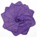 10x leichte Baumwolltücher Tücher B-Ware lila Lurex gold Batik Baumwolle färben