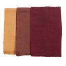3er Set Baumwolltuch - Tree - quadratisches Tuch