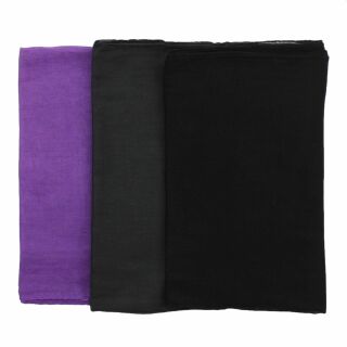 Set of 3 Cotton Scarf - Gothic - squared kerchief