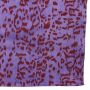 Bandana - leopardato viola - rosso - Fazzoletto da collo - Quadrato