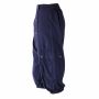 3/4 Pantaloni harem unisex - bloomers - Sarouel con bottone davanti - Pantaloni Yogi - Pantaloni Cargo - blu-marino