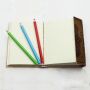 Leather notebook - light brown - Sketchbook - diary - Fatimas hand - Hamsa