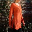 Hemd - Bluse - Om Saira - orange - Oberhemd - Sommerhemd