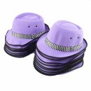 Trilby SKA Hat - purple - Fedora chequered
