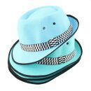 Sombrero de Trilby SKA - lila - Fedora a cuadros