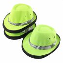 Sombrero de Trilby SKA - verde - Fedora a cuadros