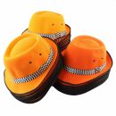 Sombrero de Trilby SKA - naranja - Fedora a cuadros