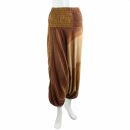 Pantaloni harem - pantaloni Aladdin - modello 04 - marrone