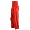 Pluderhose - Pumphose - Haremshose - Aladinhose - Modell 01 - uni - rot 02