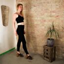 Leggings - Uni - schwarz