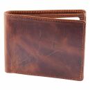 Purse made of smooth leather - brown - Wallet - Pocket