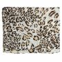 Sciarpa - motivo leopardo 2 beige - nero - 50x180 cm - fazzoletto da collo