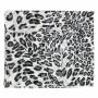 Schal - Leopard Muster 2 weiß - schwarz - 50x180 cm - Halstuch