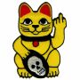 Parche - Agitando gato chino - Maneki Neko - Dedo apestoso - Parche