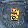 Patch - gatto della fortuna - maneki neko - dito puzzolente - toppa