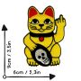 Patch - gatto della fortuna - maneki neko - dito puzzolente - toppa