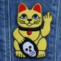 Patch - gatto della fortuna - maneki neko - dito puzzolente - toppa