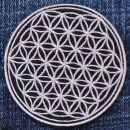 Patch - Flower of life - gold or silver - Patch