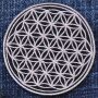Patch - Flower of life - gold or silver - Patch