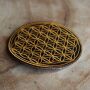 Patch - Flower of life - gold or silver - Patch