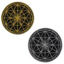 Patch - Semi della vita - geometria sacra - oro o argento...