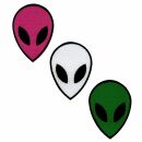 Aufn&auml;her - Alien - verschiedene Farben - Patch