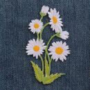 Aufnäher - Gänseblümchen - Pflanze -...