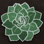 Patch - Lotus flower - green - Patch