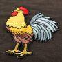 Patch - Rooster - multicoloured - patch
