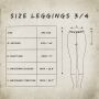 3/4 Leggings mit Cut Outs - Capri - Batik - Tie Dye - Jersey