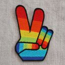 Patch - Peace hand - multicoloured - Patch