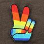 Patch - Peace hand - multicoloured - Patch