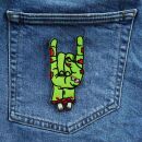 Aufnäher - Zombie-Hand - grün - Patch