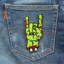 Aufnäher - Zombie-Hand - grün - Patch