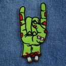 Aufnäher - Zombie-Hand - grün - Patch