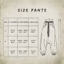 Unisex harem pants - Aladdin pants with wooden buttons - bloomers - Yogi Pants - nature