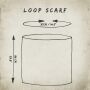 Loop Scarf - Tube Scarf - Batik - Bamboo