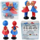 Muñecos magnéticos para besar - pareja para besar - retro clásico