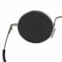 Round sunglasses - Round Future - Nickel frame - 4.5 cm diameter