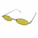 Narrow sunglasses - Oval Future - 90s Retro - 6x2,5 cm