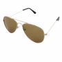 Pilotenbrille - Sonnenbrille - True Pilot - Retro - 6x5 cm