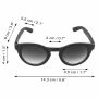 Sunglasses - Planet Woodlook - retro - 6x5 cm
