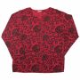 Hemd - Bluse - Oberhemd - Sommerhemd - Tunika - Lotusblüte Muster rot