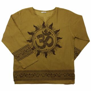 Camisa - Blusa - Camisa de verano - Túnica - Om sol marrón
