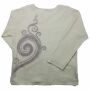 Hemd - Bluse - Oberhemd - Sommerhemd - Tunika - Ornament Spirale natur