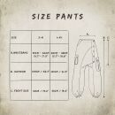 Unisex harem pants - bloomers - Sarouel with button front - Yogi Pants - Cargo pants - grey