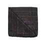 Pañuelo de algodón - negro Lúrex multicolor 2 - Pañuelo cuadrado para el cuello