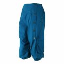 3/4 Pantalones de harén unisex - bombachos - Sarouel con botón frontal - Pantalones Yogi - Pantalones cargo - verde azulado