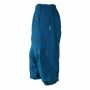 3/4 Pantalones de harén unisex - bombachos - Sarouel con botón frontal - Pantalones Yogi - Pantalones cargo - verde azulado